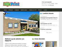 Tablet Screenshot of dijkprint.nl